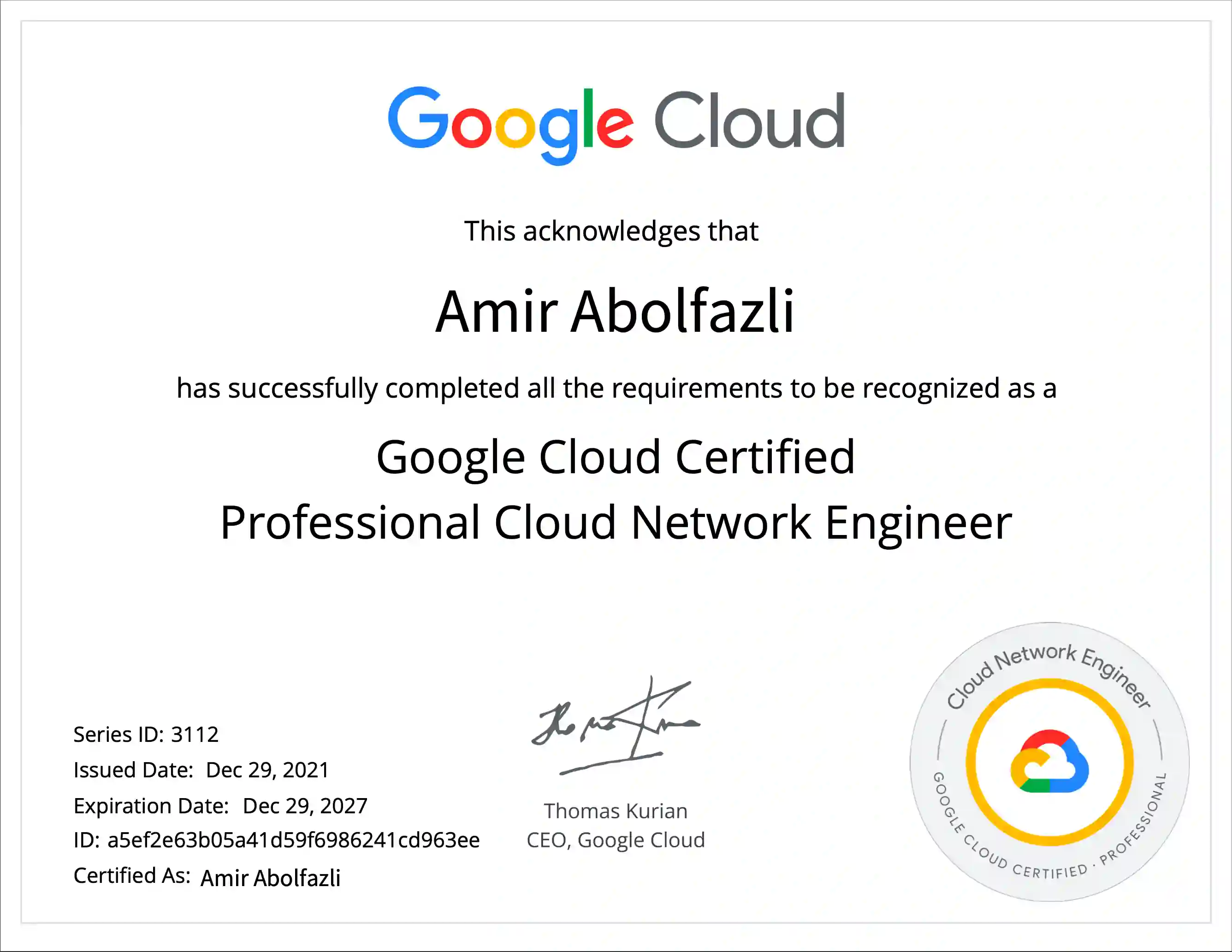 Google Cloud Certified Professional Cloud Security Engineer